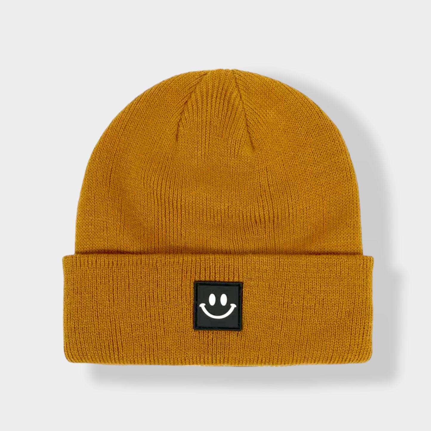 Smile Icon Beanie - Rust